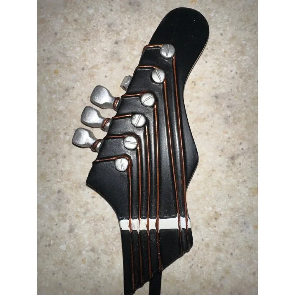 Electric and Acoustic Guitar Headstock RESIN Decorative Wall Hooks 2008 ICA Home